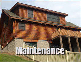  Staunton, Virginia Log Home Maintenance